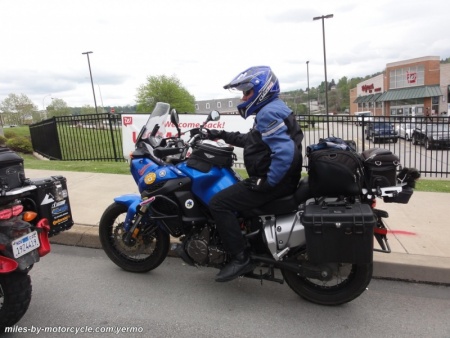 Keith on his Yamaha Super Tenere