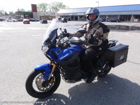 Ken Freund on his Yamaha Super Tenere