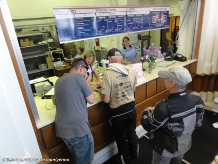 Getting Stamped at the Greenville Post Office